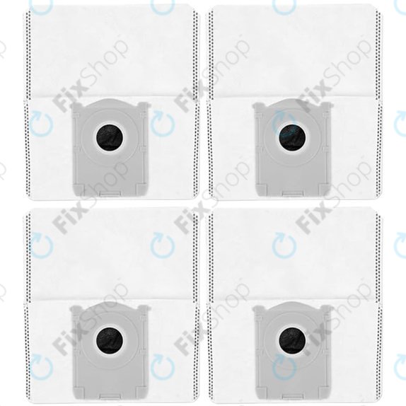 Торбичка за прах, 4 бр. за Ecovacs Deebot T30c, T50-series, T80-series, X8-series, X9 Pro-series