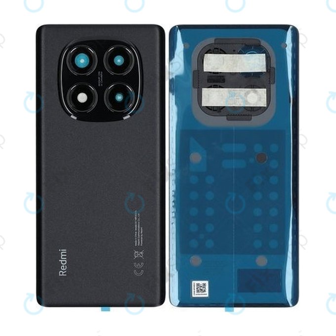 Заден капак за Xiaomi Redmi Note 14 Pro 4G 24116RACCG, Midnight Black, 560008000O600, Genuine Service Pack
