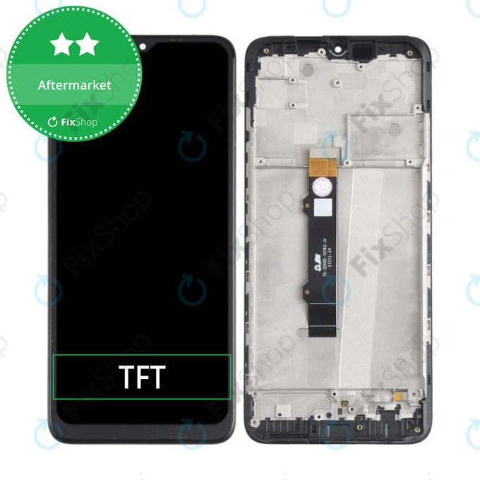 дисплей за Motorola Moto G50 XT2137, Тъчскрийн и рамка, Steel Gray, TFT