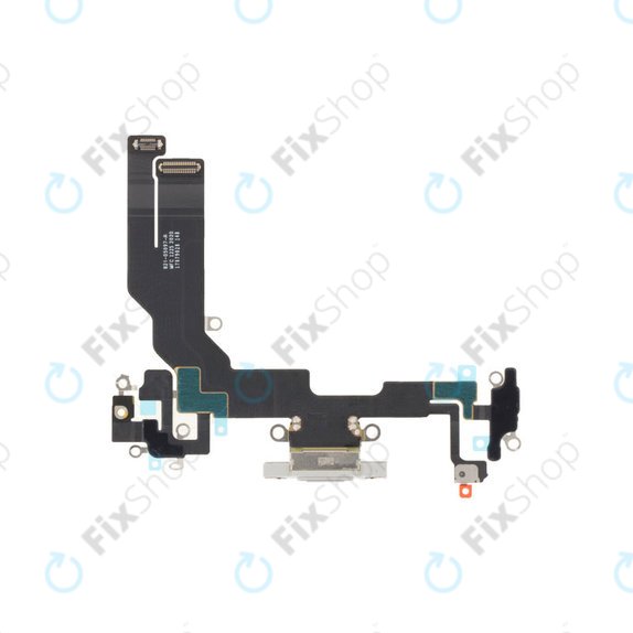 Конектор за зареждане с флекс кабел за Apple iPhone 16e, 17e, White