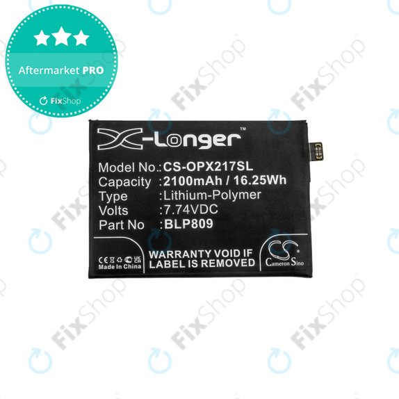 Батерия за Realme Q2 Pro RMX2173, GT Master 5G RMX3363, BLP809, 2100mAh, HQ