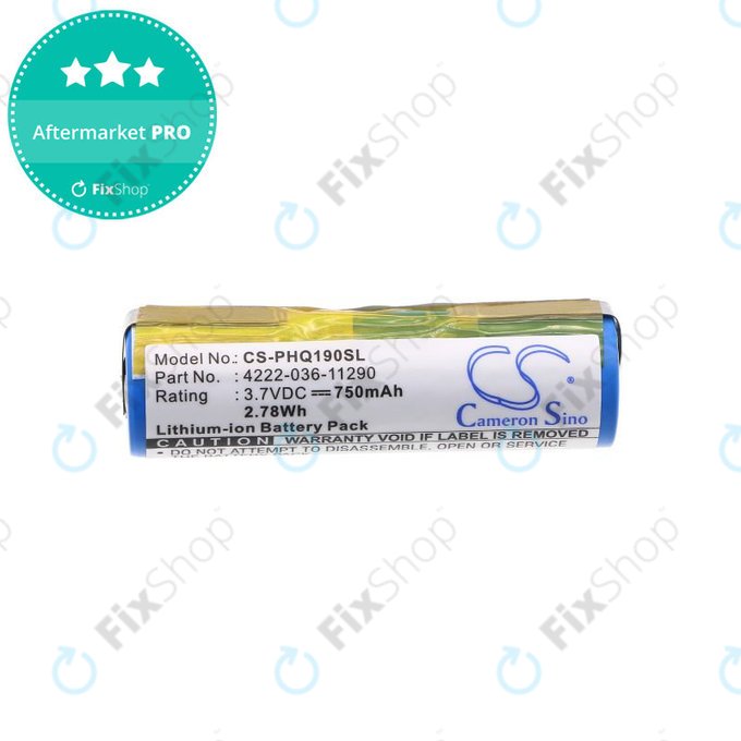 Батерия за Philips 8895XL, 750mAh, Li-Ion, 3.7V, 036-11290, HQ