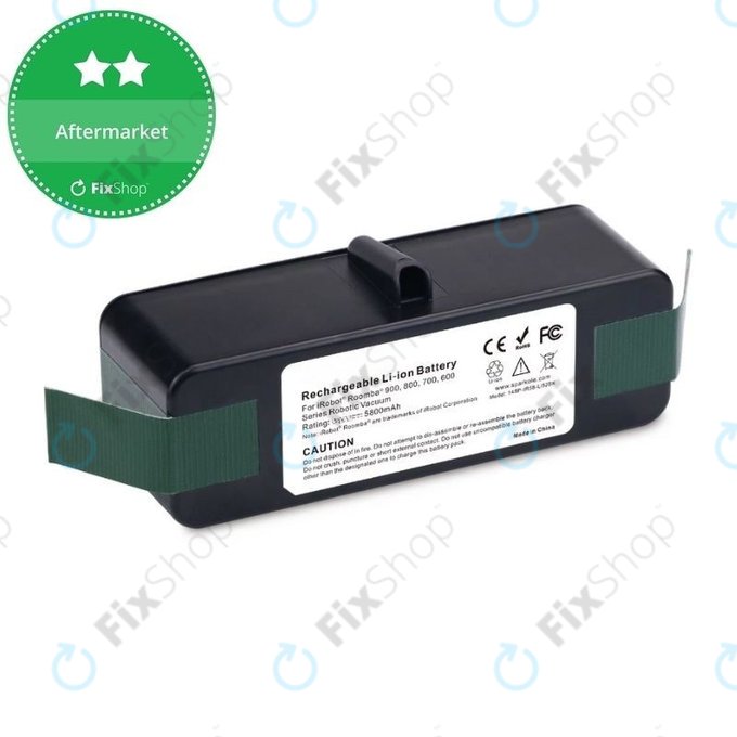 Батерия за iRobot Roomba 600, 800, 900-series, 4502233, 4374392, 2130LI, Li-Ion 14.4V 5800mAh