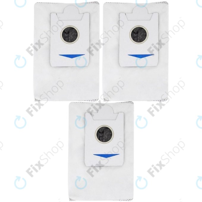 Торбичка за прах, 3 бр., Активен въглен за Ecovacs Deebot X2-series, X5-series
