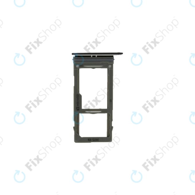 SIM + SD държач за Samsung S9 G960F, Midnight Black