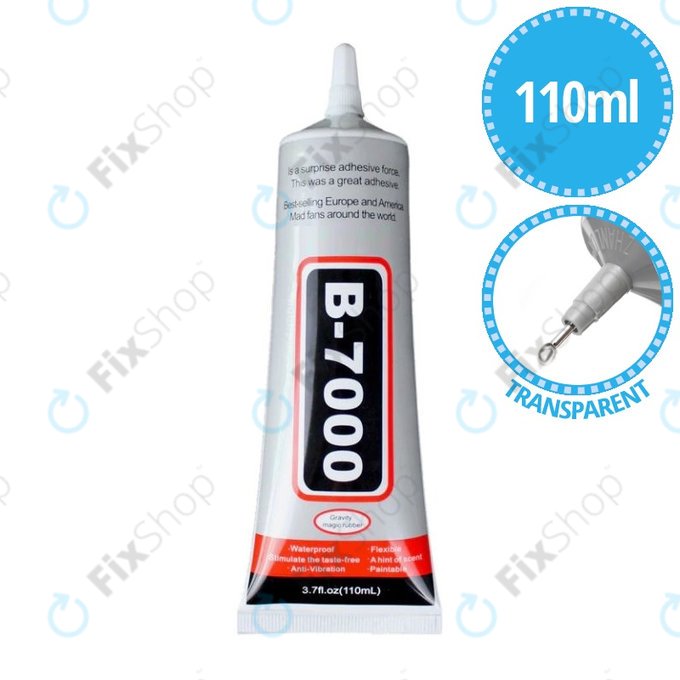 Лепило B7000, 110мл, Прозрачен