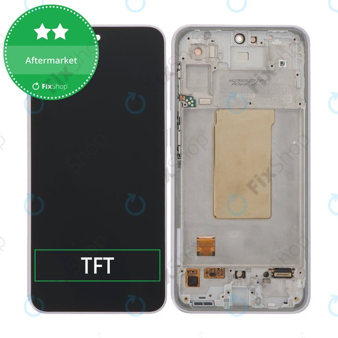 Дисплей за Samsung A36 A366E, Awesome Lavender, Тъчскрийн с рамка, TFT
