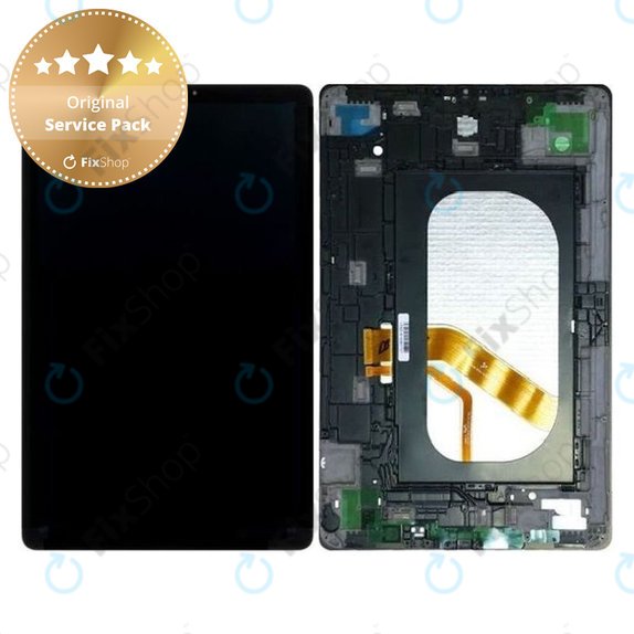 LCD дисплей за Samsung Tab S4 10.5 T830, T835, Тъчскрийн и рамка, черен, Black, GH97-22199A, Genuine Service Pack
