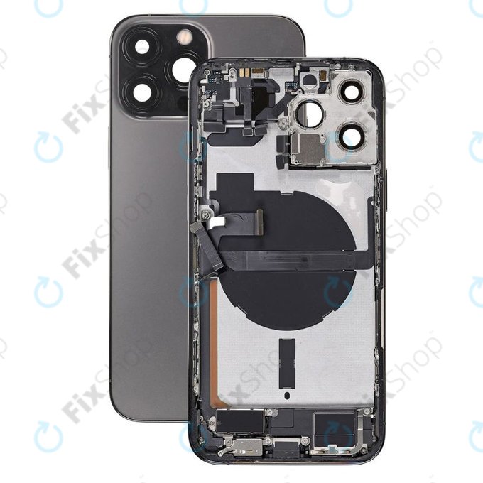 Заден калъф със малки части за iPhone 13 Pro Max, Graphite