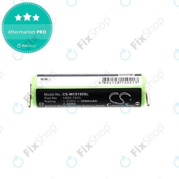 Батерия за Moser Easy Style 1881, 2000mAh, Ni-MH, 1.2V, 1852-7531, HQ