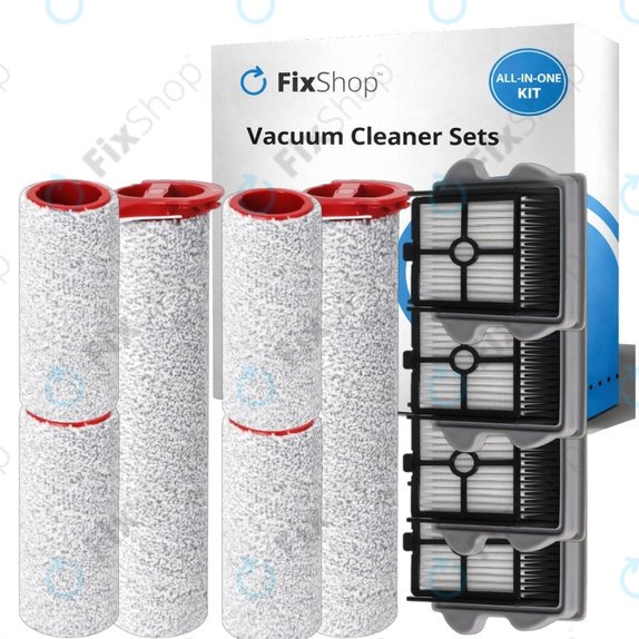 Комплект резервни части за Roborock Dyad Pro (2 чифта основни четки, 4x Филтър)