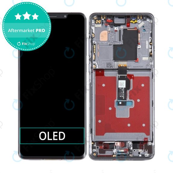 дисплей OLED за Huawei Mate 50 Pro DCO-AL00 DCO-LX9, Тъчскрийн и рамка, черен, Black