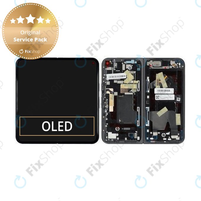 Дисплей за Google Pixel 9 Pro Fold, Inner, Obsidian, Тъчскрийн без рамка, G949-00903-00, Genuine Service Pack