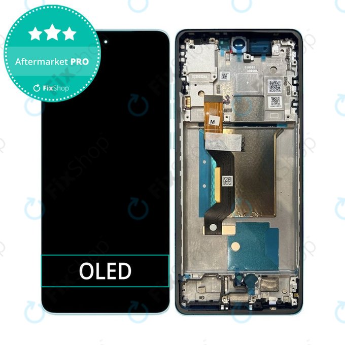 Дисплей OLED за Motorola Edge 60 Fusion, Amazonite, Тъчскрийн с рамка