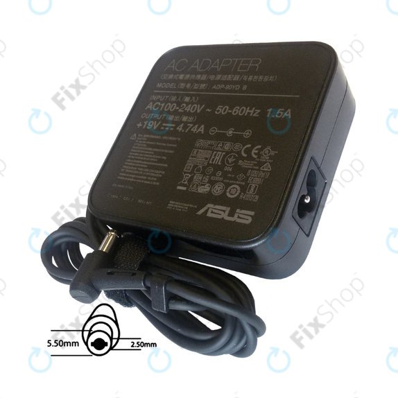 Захранващ адаптер за Asus, B0A001-00051000, 90W, 19V, Genuine Service Pack