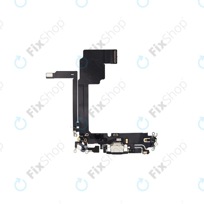 Конектор за зареждане с гъвкав кабел за iPhone 15 Pro Max, Black Titanium