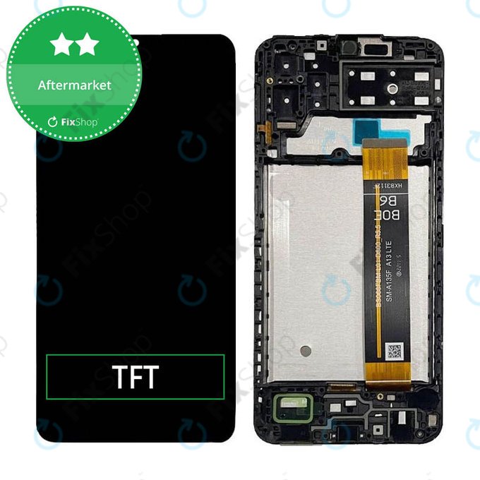 дисплей за Samsung A13 A135F, Тъчскрийн и рамка, TFT