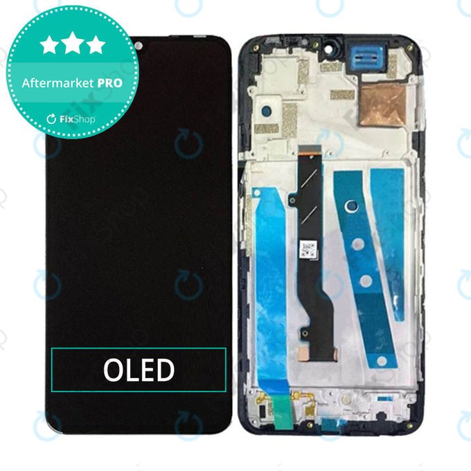 дисплей OLED за Infinix Note 12, Тъчскрийн и рамка, Force Black
