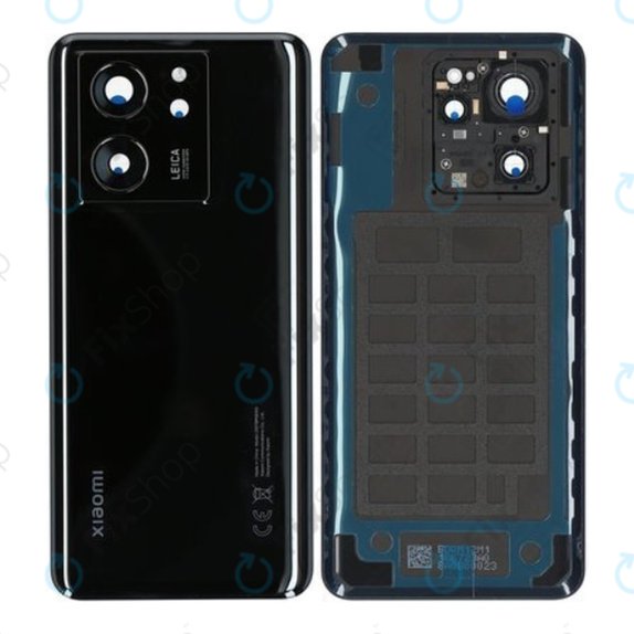 Заден капак за Xiaomi 13T, 13T Pro, Black, 5600220M1200, Genuine Service Pack