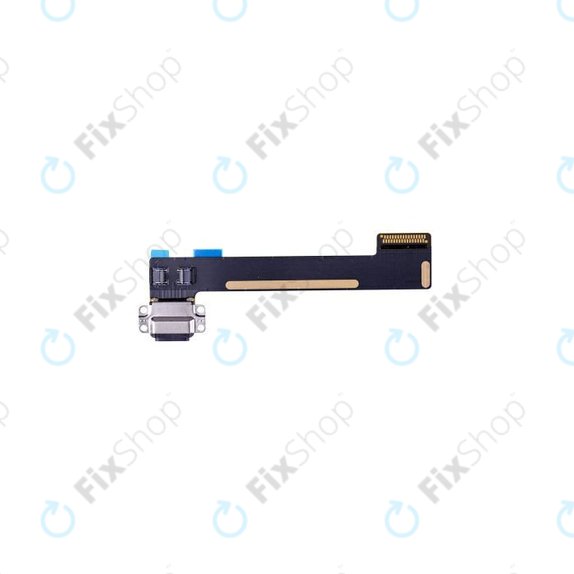 Конектор за зареждане c гъвкав кабел за Apple iPad Mini 4, Mini 5, черен, Black