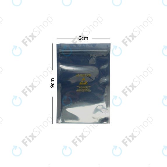 ESD антистатична торбичка с ZIP заключване, с печат, 6x9cm, 50 бр.