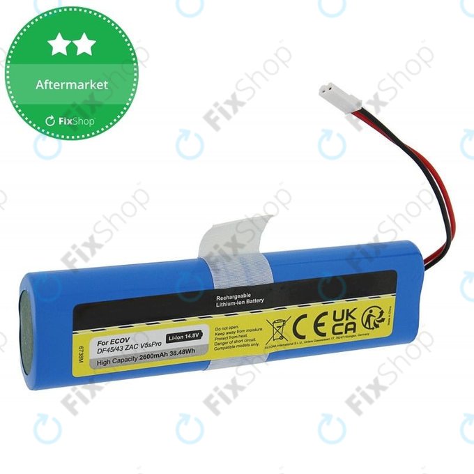 Батерия за Ecovacs Deebot DF45, M26-4S1P-AGX-2, Li-Ion 14.8V 2600mAh