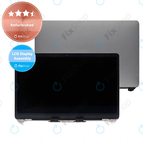 LCD дисплей за MacBook Air 13" A2337 (2020), предно стъкло, корпус, Space Gray, Refurbished