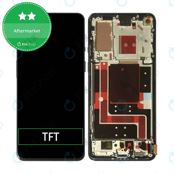 дисплей за OnePlus 9, Тъчскрийн и рамка, черен, Black, TFT