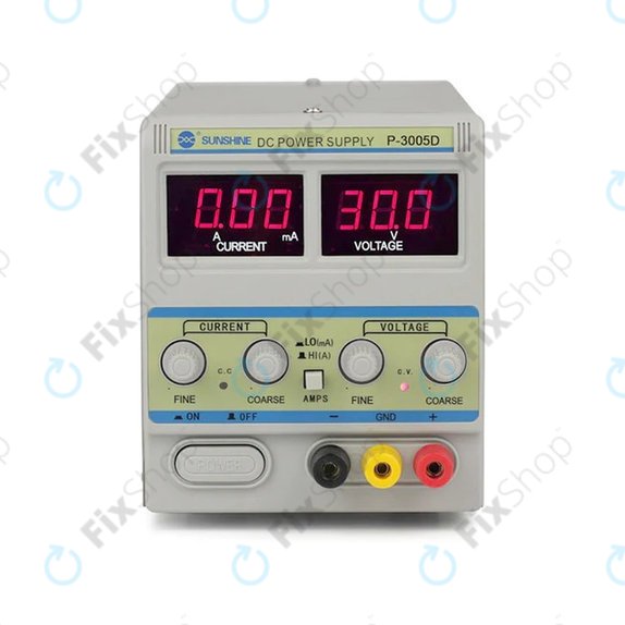 Регулируемо DC захранване (0-30V, 0-5A), Sunshine P-3005D