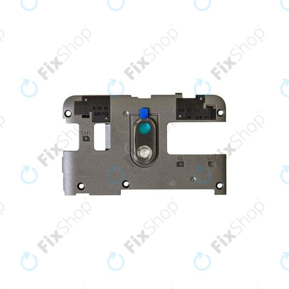 Средна рамка с антена за Nokia 2 Dual-Sim TA-1029, S0A044580A0, черен, Black, Genuine Service Pack