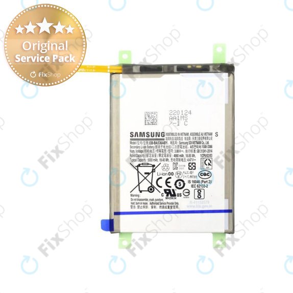 Батерия за Samsung A33 5G A336B, 5000mAh, EB-BA536ABY, GH82-28146A, Genuine Service Pack