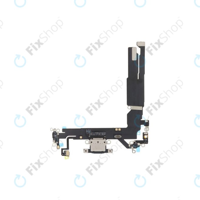 Заряден конектор + flex кабел за iPhone 16, Black
