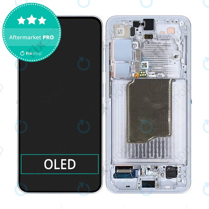 Дисплей OLED за Samsung S25, Icyblue, Тъчскрийн с рамка
