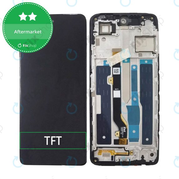 дисплей за Infinix Note 30, Тъчскрийн и рамка, Obsidian Black, TFT