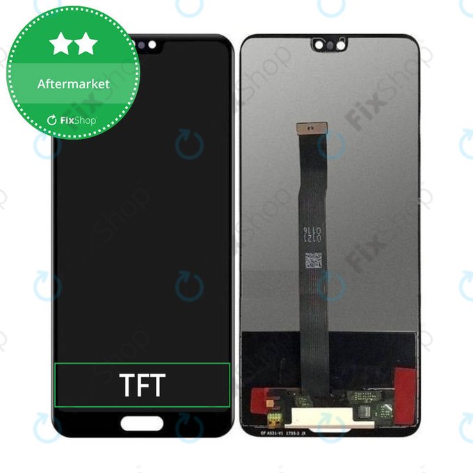 дисплей за Huawei P20, Тъчскрийн без рамка, TFT