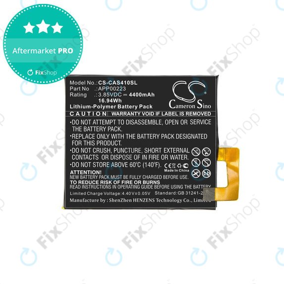 Батерия за Caterpillar CAT S41, 4400mAh, Li-Pol, 3.85 V, APP00223, HQ