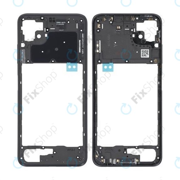 Средна рамка за Samsung A22 5G A226B, GH81-20718A, Сив, Grey, Genuine Service Pack