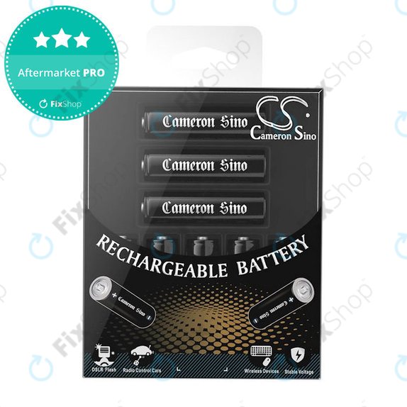 Акумулаторна батерия, CameronSino AA, 8 бр, 2200mAh, Ni-MH, 1.2V, –, HQ