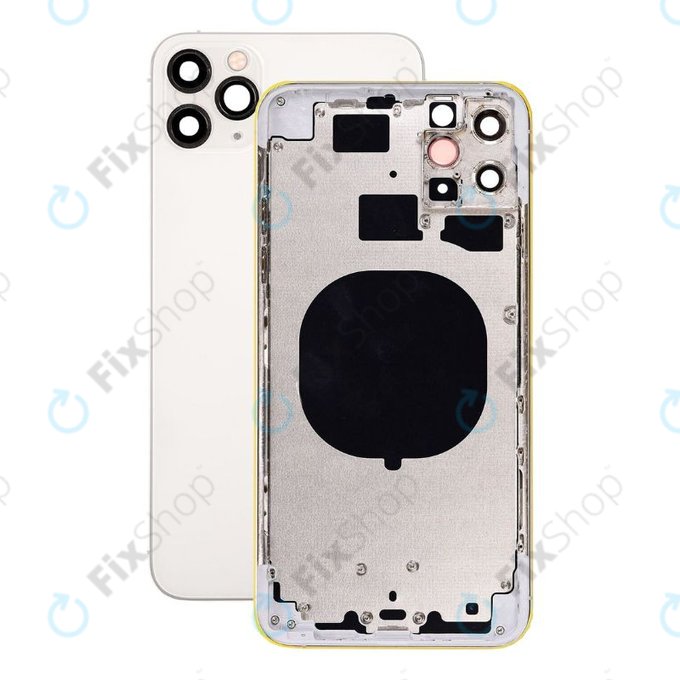 Заден калъф за iPhone 11 Pro Max, Сребро, Silver