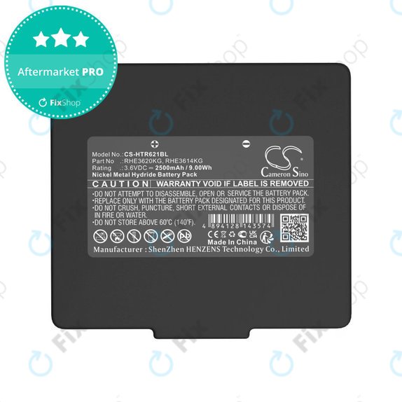 Батерия за Hetronic, 2500mAh, Ni-MH, 3.6V, RHE3620KG, HQ