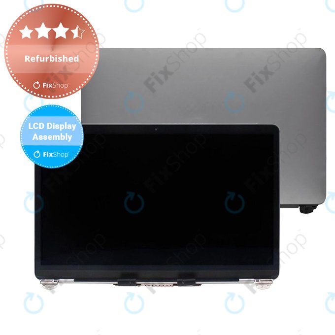 LCD дисплей за MacBook Air 13" A2337 (2020), предно стъкло, корпус, Space Gray, Refurbished