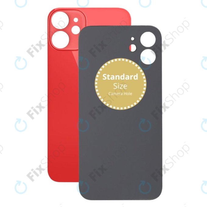 задния капак за iPhone 12 Mini, червен, Red