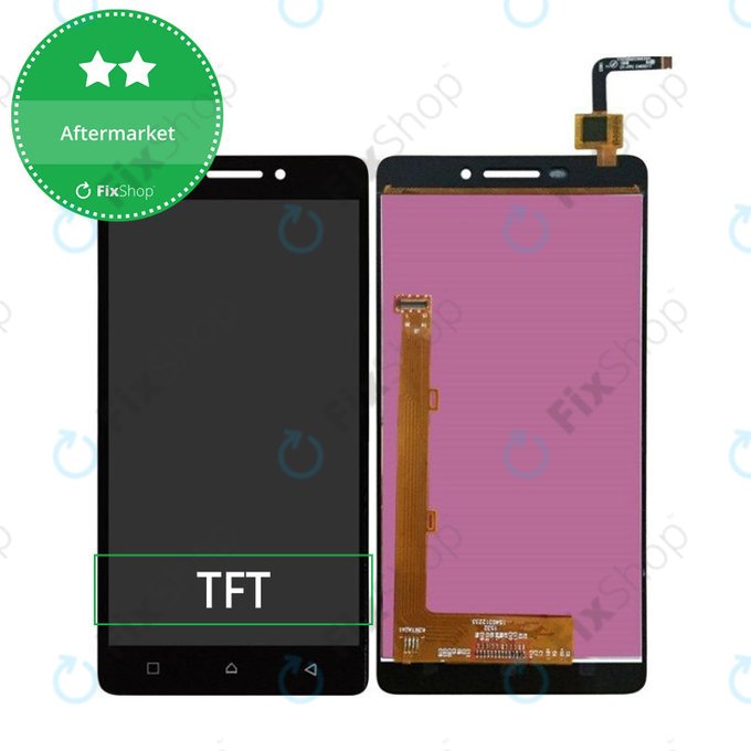 дисплей за Lenovo VIBE P1ma40 mini, Тъчскрийн без рамка, черен, Black, TFT