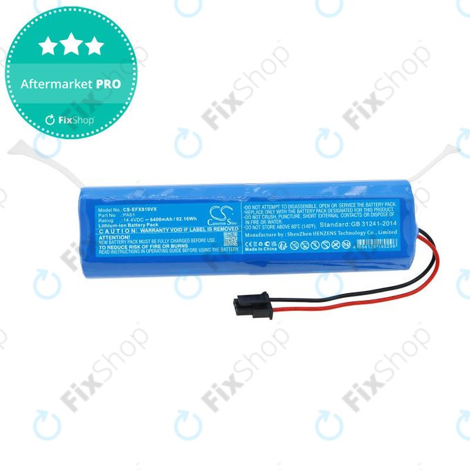 Батерия за Eufy RoboVac X8 Hybrid, 6400mAh, Li-Ion, 14.4V, PA61, HQ