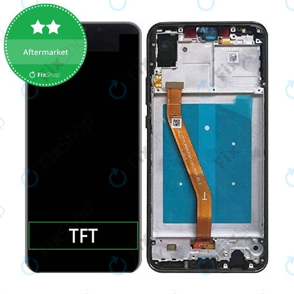дисплей за Huawei Nova 3, Тъчскрийн и рамка, черен, Black, TFT
