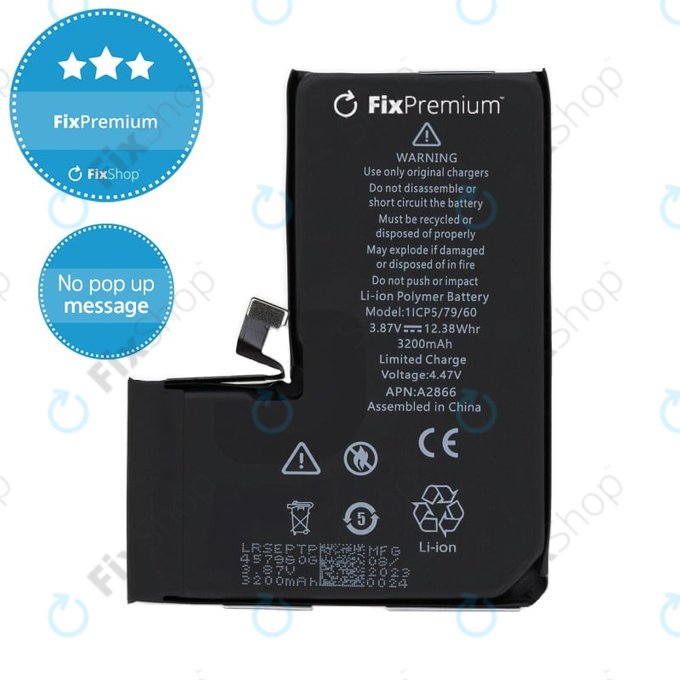 Батерия за iPhone 14 Pro, 3200mAh, DIAGNOSTIC