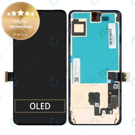 дисплей OLED за Google Pixel 8 Pro GC3VE, G1MNW, Тъчскрийн без рамка, G949-00688-01 Genuine Service Pack