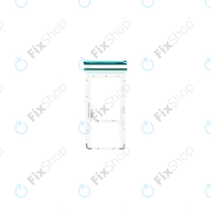 SIM/SD държач за Xiaomi Redmi Note 8 Pro, 481905320050, Forest Green, Genuine Service Pack