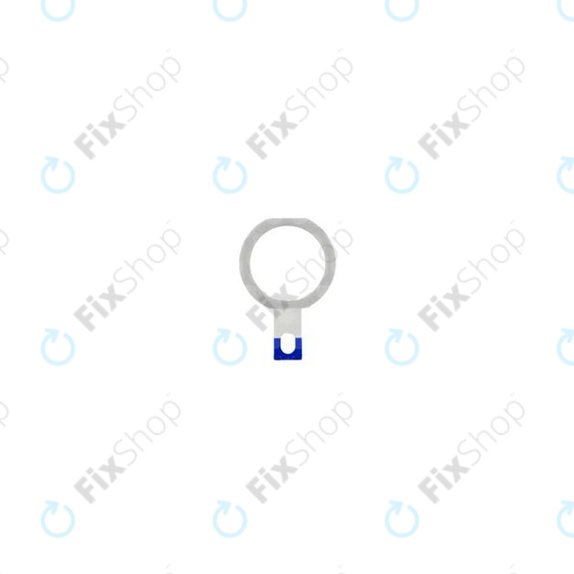 Пластмасов кръг за Home бутон за Apple iPad Air, бял, White