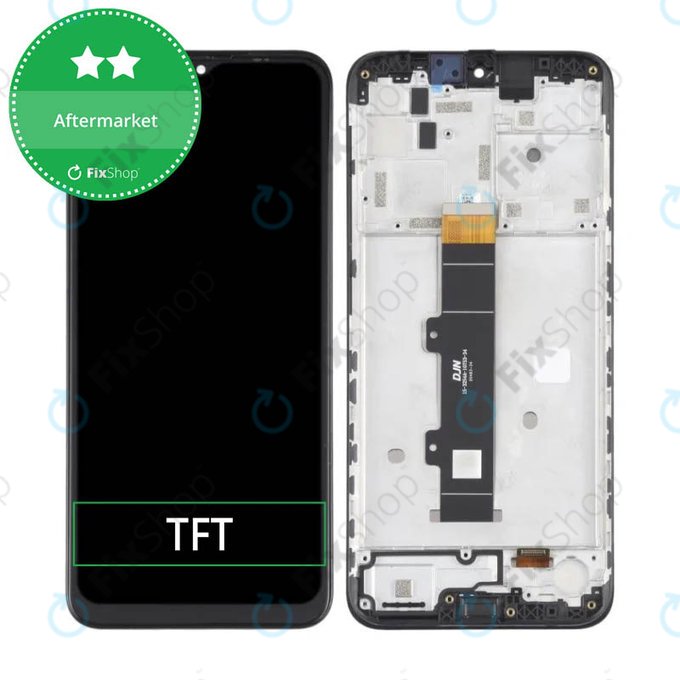 дисплей за Motorola Moto G30 XT2129, Тъчскрийн и рамка, Phantom Black, TFT